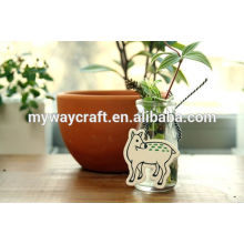 green custom animal hang paper tag